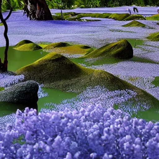  ilustração colorida e vibrante que mostre Juba em destaque, em meio a uma paisagem verdejante com a lagoa limpa ao fundo. Ele pode estar cercado por plantas, animais e crianças sorridentes, que representam a comunidade protegida na preservação da natureza, e tem como personagem central o Jacaré Juba, verde e com cara de mansinho, ilustrado para o universo infantil, para crianças que estão se alfabetizando, a partir de 4/5 anos de idade..., Cartoon, 3D