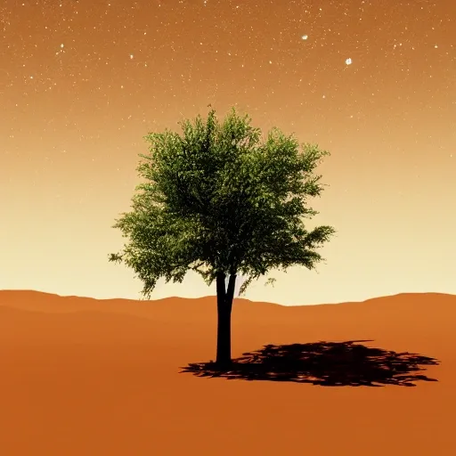 Tree in mars