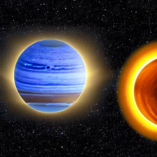 Solar Eclipse Jupiter Saturn