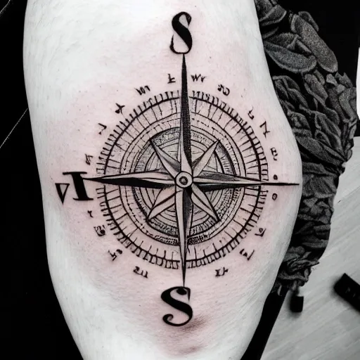 Best compass tattoo design | How to draw compass tattoo | Compass tattoo  machine - YouTube