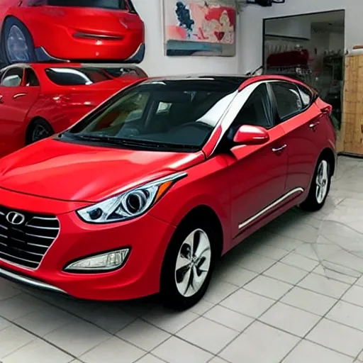 text FOR SALE 15$, CAR  hyundai red 