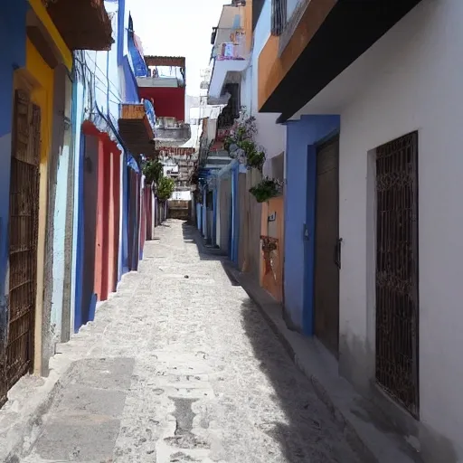 calle barrio niño oscuridad

