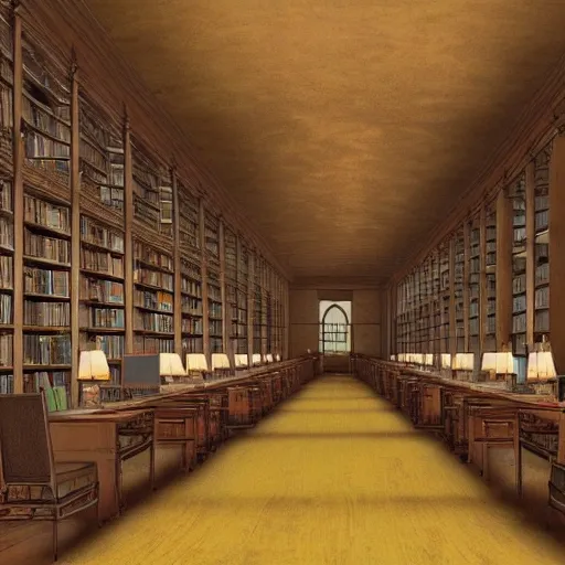 realistic classic library, hall with a lot of tables, portrait full body teen european sit studying, beautiful scenery, perfect picture quality, bright colors, unreal engine highly rendered, extremely detailed face and eyes, oil on canvas, trending on artstation, featured on pixiv, cinematic composition, extreme detail, metahuman creator, Size: 1920x1080