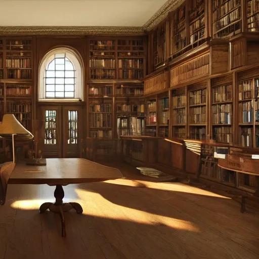 realistic classic library, hall with a lot of tables, portrait full body teen european sit studying, beautiful scenery, perfect picture quality, bright colors, unreal engine highly rendered, extremely detailed face and eyes, oil on canvas, trending on artstation, featured on pixiv, cinematic composition, extreme detail, metahuman creator, Size: 1920x1080