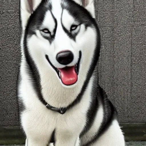 realistic siberian husky
