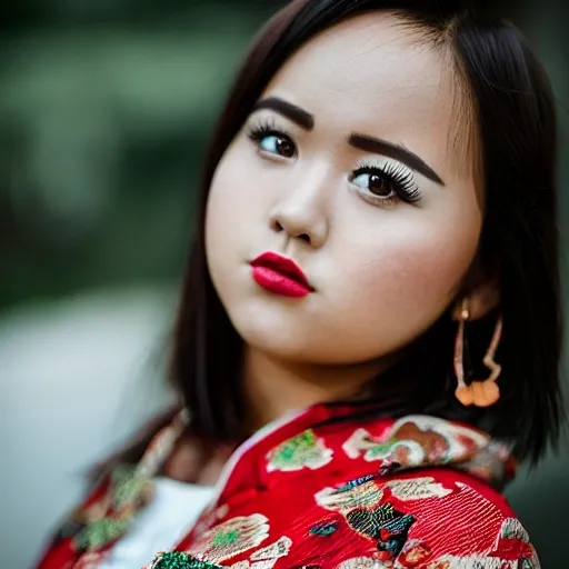 realistic, portrait, becky G, chinese wear, sony a7, 50mm f1.8