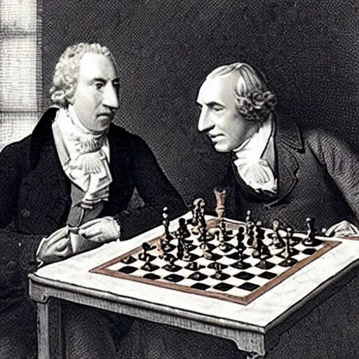 make Carl Scheele and Joseph Priestley play chess