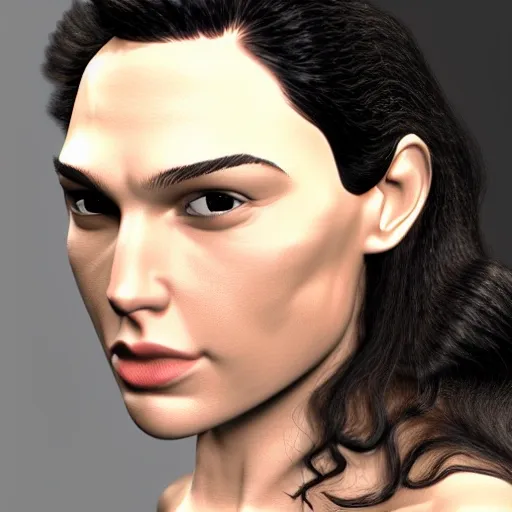 Beautiful Girl: Gal Gadot Model, 3D