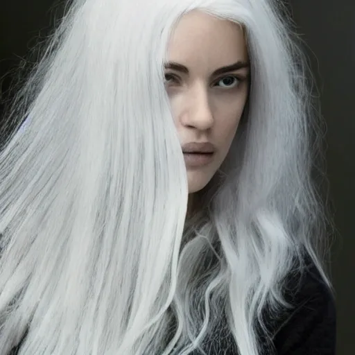 Valyrian female, long pale white hair