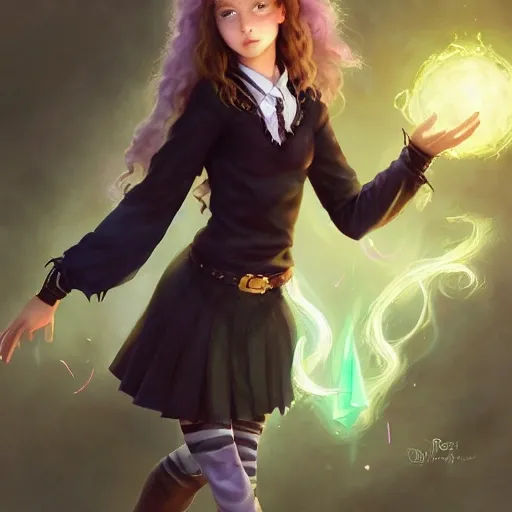 realistic portrait of a innocent cat d&d magic fantasy, dark magical school student uniform, light curly hair, casting a bright large-scale magical spell around herself, overflowing energy, highly detailed, digital painting, trending on artstation, pixiv, concept art, sharp focus, illustration, art by Ross Tran and Greg Rutkowski and Walt Disney animation, Cartoon