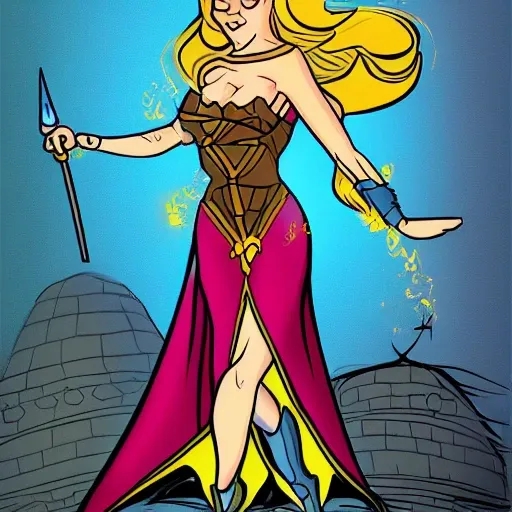 Sorceress, Cartoon
