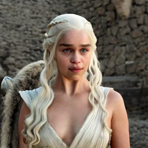 happy Daenerys Targaryen