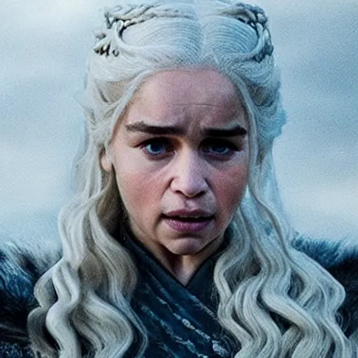 very angry Daenerys Targaryen