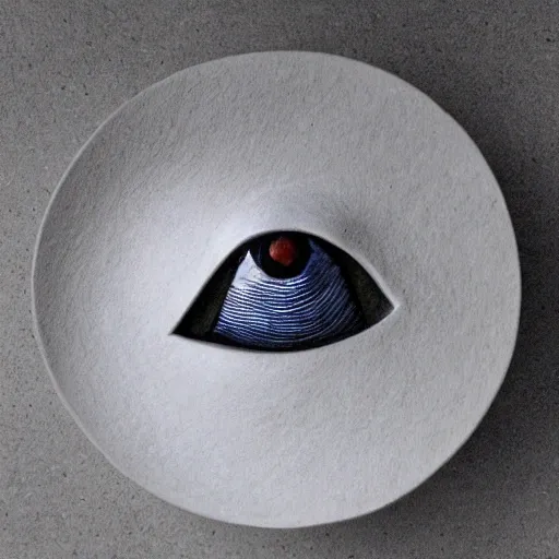 sculpture of an eye