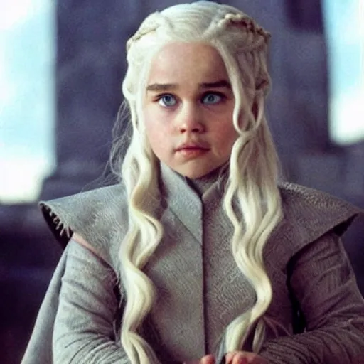 Daenerys Targaryen as a young child