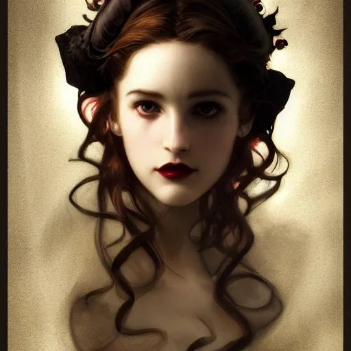 lucy westenra, bride, realistic, dark and ominous, gothic, canin ...