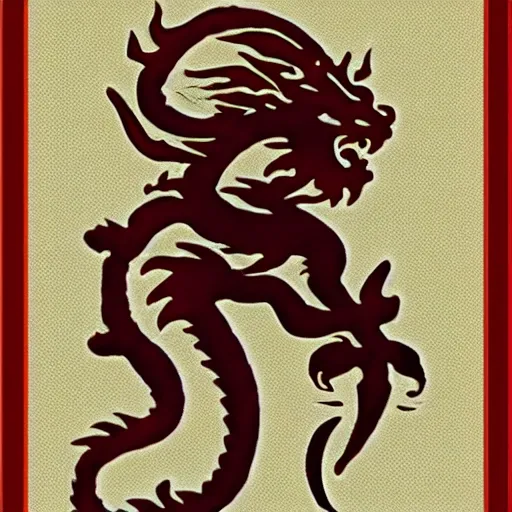 dragon_ oriental_warrior_logo_fire_smoke_rage.