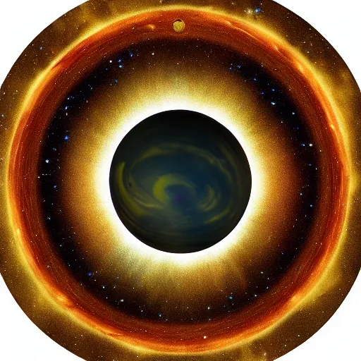 Solar Eclipse Jupiter Saturn comet supernova marble symmetrical - Arthub.ai