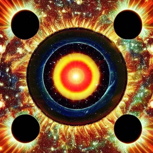 Solar Eclipse Jupiter Saturn comet supernova marble symmetrical - Arthub.ai