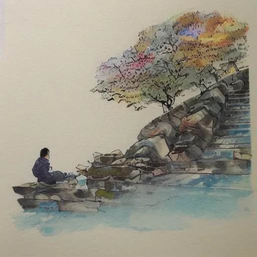 生成niji风格, Water Color