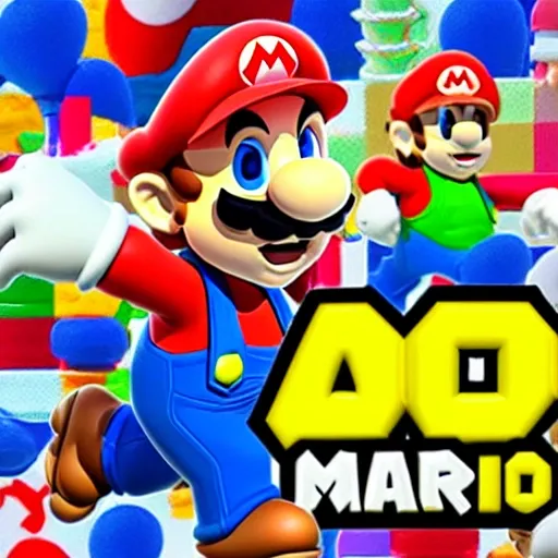 , 3D Mario, Trippy - Arthub.ai
