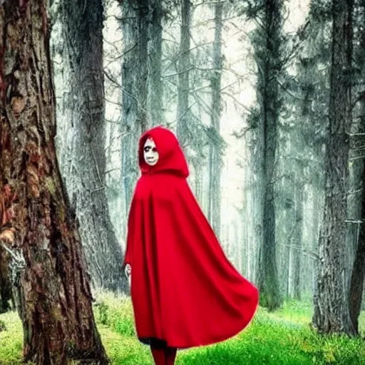 beatiful, perfect, red riding hood