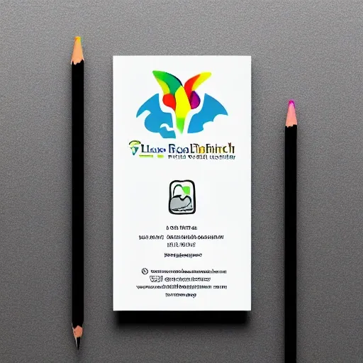 Make a logo for a business card for (place for name, Ph.D.), Founder/Director, The Rainbowsurfer Institute for Digital and Media Literacy", Pencil Sketch