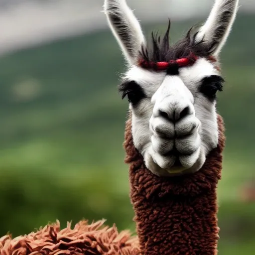 llama speaks at Greta Thornberg climate conference