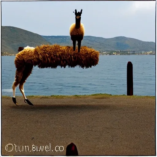 llamas make some of the best platform divers