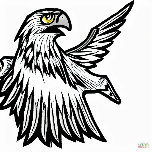 cartoon eagle
pidgeot pokemon
american falcon
cartoon style, Pencil Sketch, Cartoon