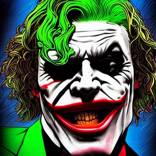 3D, Russia, Joker DC comics, ZATKNIS' ROTSTVE2NIK!, artwork, pho ...