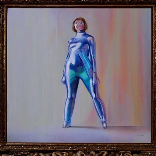women wear transparent clothes, 3D,, Oil Painting