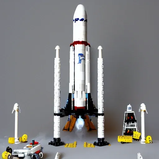 LEGO Creator SpaceX - Arthub.ai