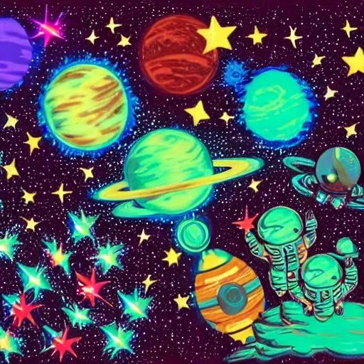 trippy outer space pictures