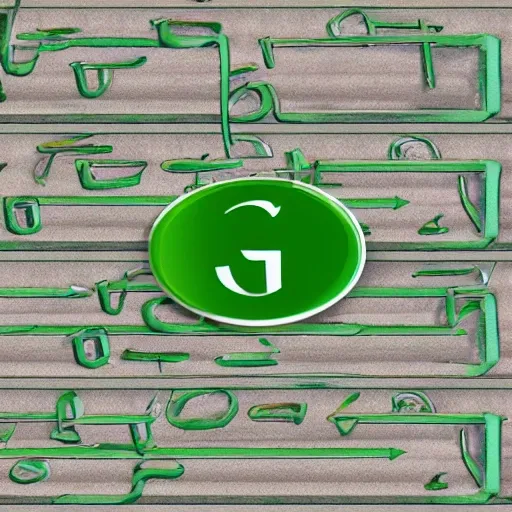 ,backgroud colour green ,fashion，high-tech, 3D，high-res，, Water Color，a company logo include "G" and "B", 3D, Pencil Sketch