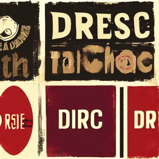 logo shop vintage with the word Dretrosc