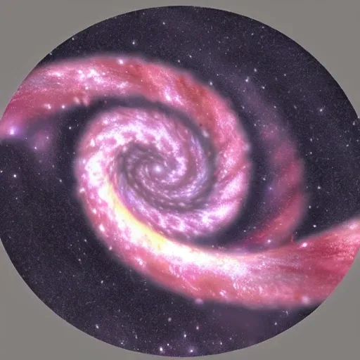 Spiral Galaxy 3d Cartoon Arthubai