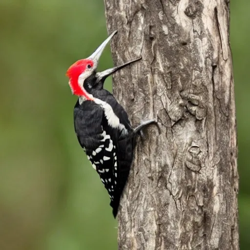 masculine woodpecker