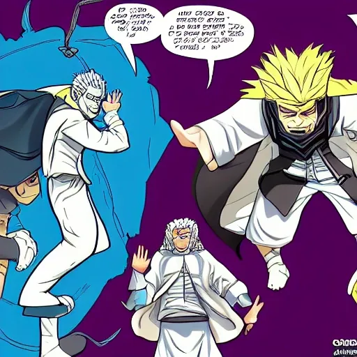 giveme a comic character called 
Fourth Raikage
, Cartoon