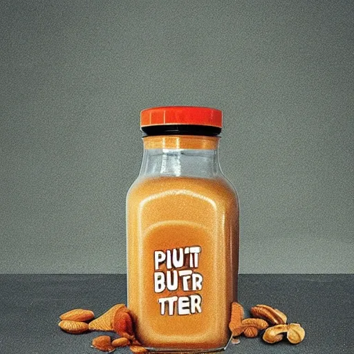 a buttle of peanut butter