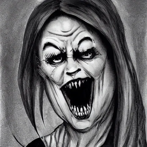scary woman