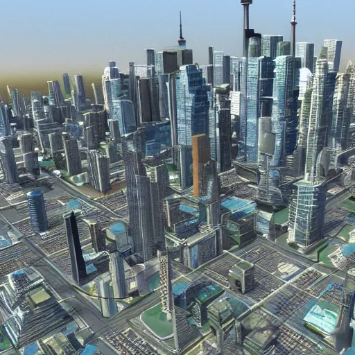 Toronto in the Year 2900, 3D