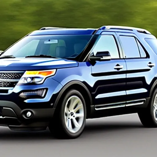 2015 ford explorer sport being driven by obama
