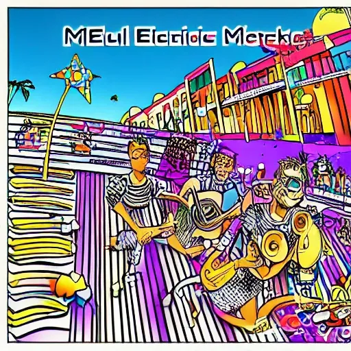 Música electronica en playa del carmen, Cartoon