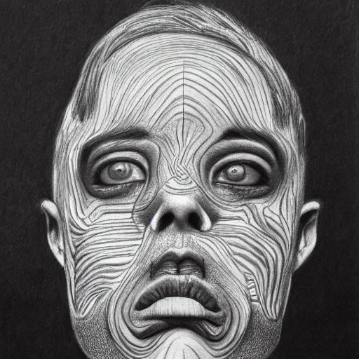 todo es uno, uno es todo, Trippy, Pencil Sketch