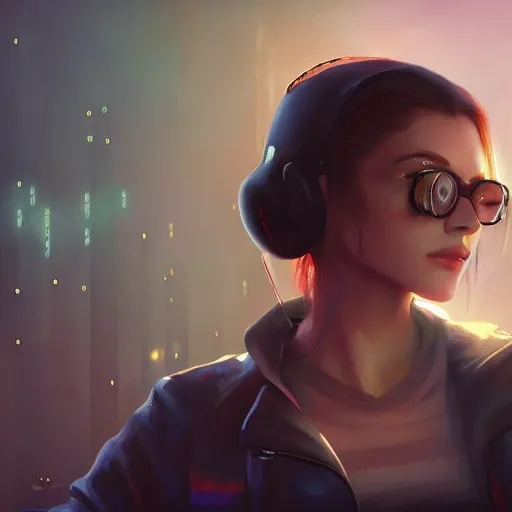realistic desktop, portrait hacker with laptop, extremely detailed face and eyes, beautiful scenery, perfect picture quality, bright colors, unreal engine highly rendered, oil on canvas, trending on artstation, featured on pixiv, cinematic composition, extreme detail, metahuman creator, Size: 1920x1080