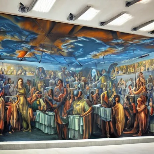 Muralism, multiple intelligence, realistic