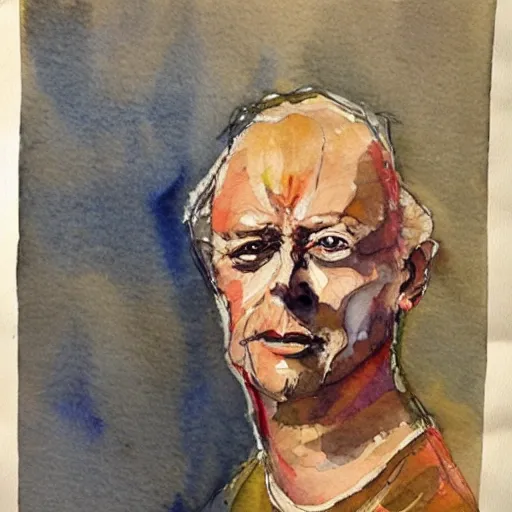 DIRCK KLOOSTERMAN, Water Color, RETRATO, GENTE