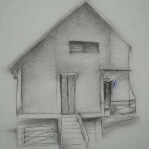 fantasma, habitacion, luz, dios, Pencil Sketch