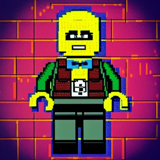 LEGO Cryptopunk Pixel Art